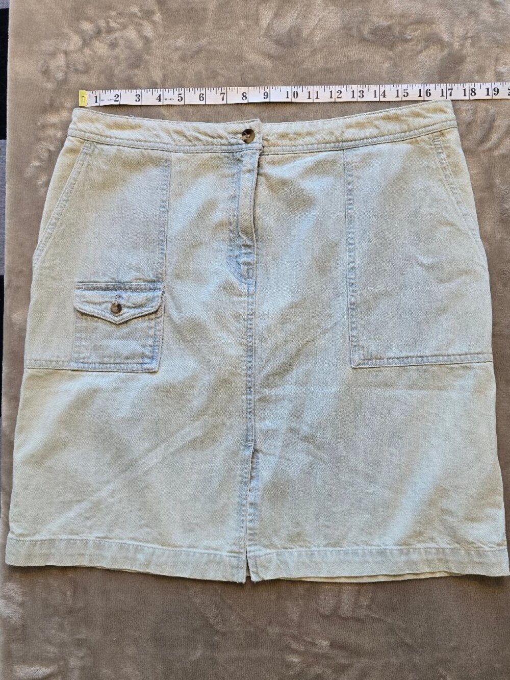 Vintage 90's Jones New York Sport denim skirt size 12